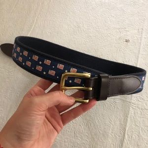 Vineyard Vines American Flag belt